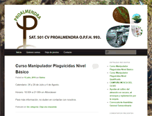 Tablet Screenshot of proalmendra.com